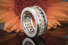 Memoire Ring mit Navette Diamanten Besonders in Bicolor Weißgold Gold Schmuck