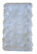 Tischband 16cm Tischläufer Deko Tischdeko Besatz Borte weiß, Meterware