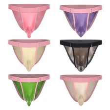 DE Herren Slip Lack Leder Mini