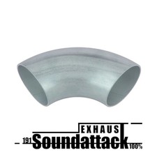 Edelstahl 90° Rohrbogen 76mm