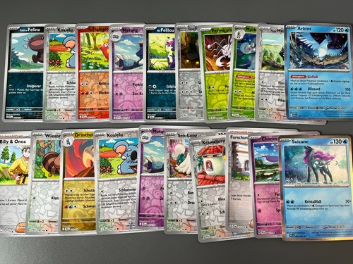 Pokémon glitzerkarten - 20,