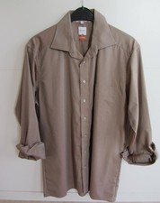 Olymp Herren Hemd Luxor slim Line Gr. 17,5 / 44 Farbe: gold / beige