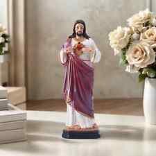 Herz Jesu Figur - Mythologie Deko Statue Christus religiöse Harz Skulptur Figur