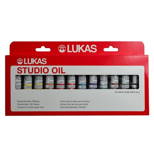 Lukas studio oil - lukas, 12x20ml
