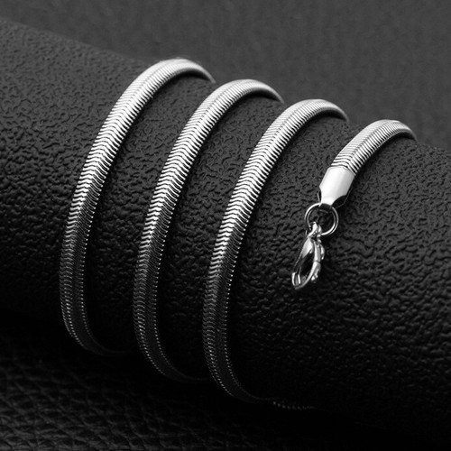 Flache schlangenkette aus - flache,