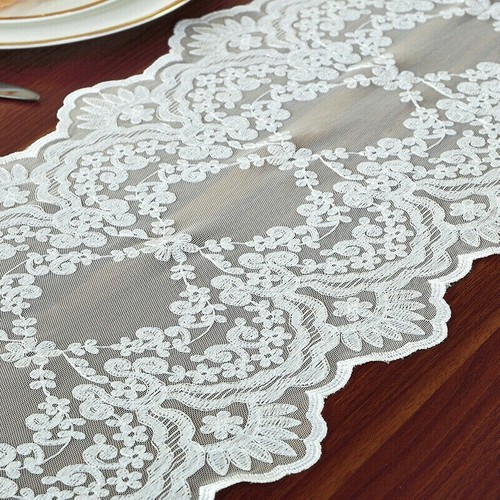 Spitze hochzeit tischläufer - spitze,