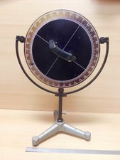 Ältere große Optische Scheibe (nach Hartl?) mit Gradeinteilung, drehbar gelagert