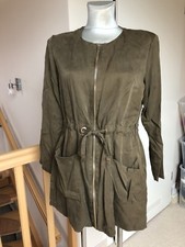 Zara Mantel Military M Grün