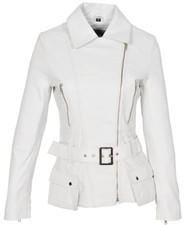 Authentisch Neu Damen Patch Tasche Jacke 100% Echt Lammleder Slim Fit Coatjacket