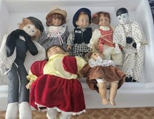 13er Sammlerpuppe Puppe mit Porzellankopf handbemalt 13 Stück Mädchen+Junge