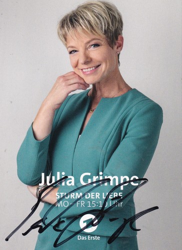 Autogramm julia grimpe - autogramm,