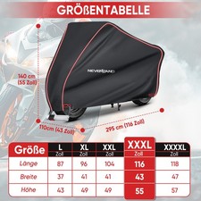 L-4XL Motorroller Abdeckung