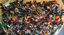 5  Kg Lego   Steine Platten Räder Konvolut City +10  Figuren + Extra.
