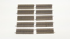 Fleischmann H0 6102 Gleis gerade 105 mm 10 Stück (gebrauchter Zustand)