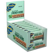 (23,96€/1kg) Wasa Sandwich Käse Französische Kräuter, Knäcke, 24 Riegel je 30g