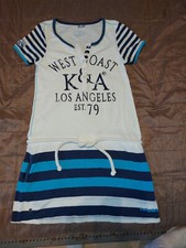 Kangaroos Shirtkleid maritim Gr. 36 ggf 38 sehr guter Zustand blau weiß 