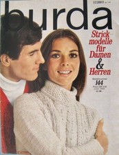 Burda Strickmodelle für Damen & Herren 1968 mit Arbeitsanleitung