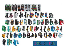 2 Paar lustige Motiv Socken Socks4Fun  Herren Strumpf Damen mismatched Geschenk