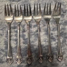 Robbe Berking Kuchengabeln 800 Silber Rosenmuster