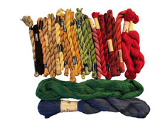 Konvolut Stickgarn, Perlgarn