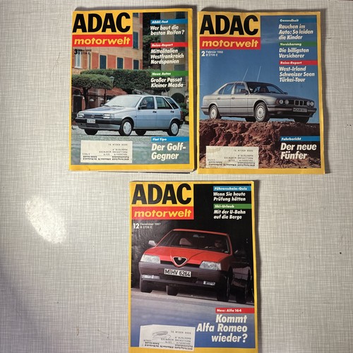 Adac motorwelt 1987 - und, 1988