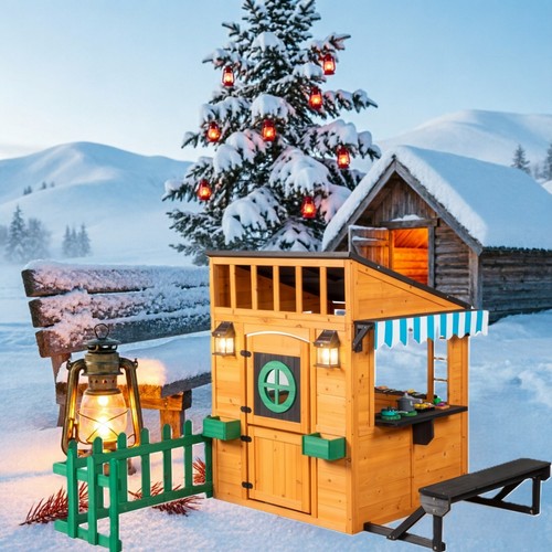 Kinderspielhaus holz spielhaus - holz,