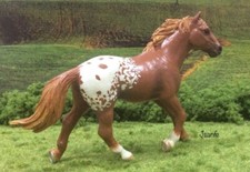 Caballo Schleich repintado /
