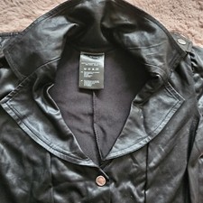 LEG AVENUE 85047 - Wet Look Catsuit Kostüm, Lederanzug Größe S Größe: Schwarz