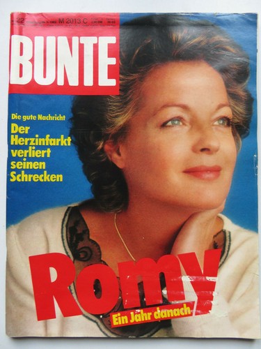Bunte 1983 romy - bunte,