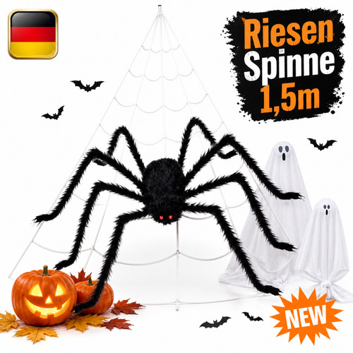 Halloween deko riesen spinne - deko,