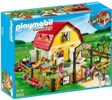 PLAYMOBIL COUNTRY Reiterhof PONYHOF Traktor BAUERNHOF Pferdehof FARM Tiere Haus