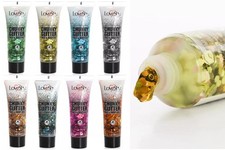 LoveShy Holographic Chunky Glitter Face & Body Gel - Festival Party Kleber Set