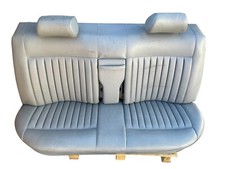 Mercedes W126 S Klasse SE  2.Serie Rücksitzbank Rückbank Leder Grau