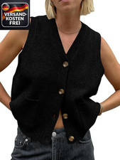 Damen ärmellose Pullover