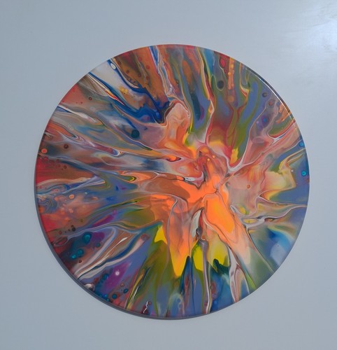 Handarbeit gemälde fluid art - handarbeit,