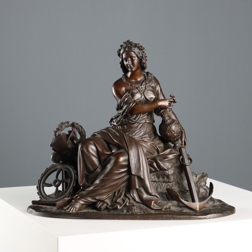 Antike bronzefigur einer - antike,