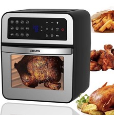 DMS HF-12S Heißluftfritteuse 12L Fritteuse Backofen Heißluftgrill Dörautomat