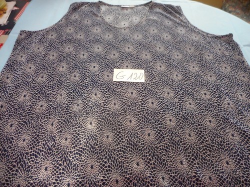 Shirt plissee blau weiß - plissee, blau/weiß