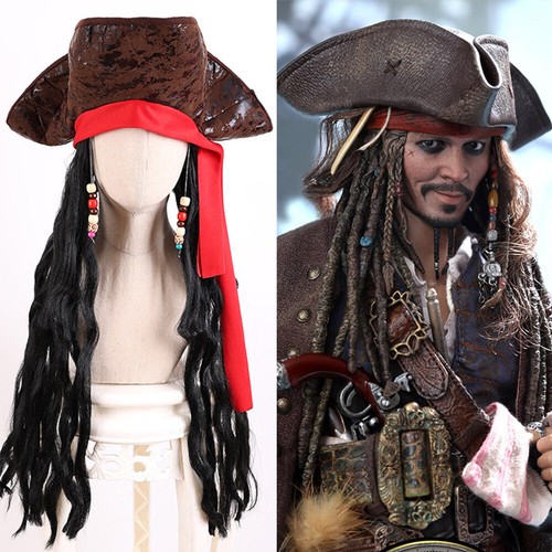 Piratenhut braun mit - piratenhut,