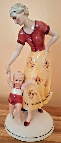 Art deco figur - figur, und