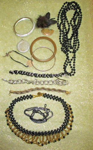 Vintage konvolut modeschmuck - konvolut,