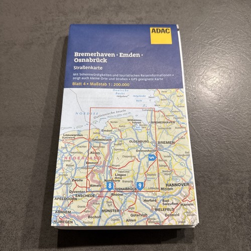 Adac straßenkarte blatt 5 - straßenkarte, 4&5