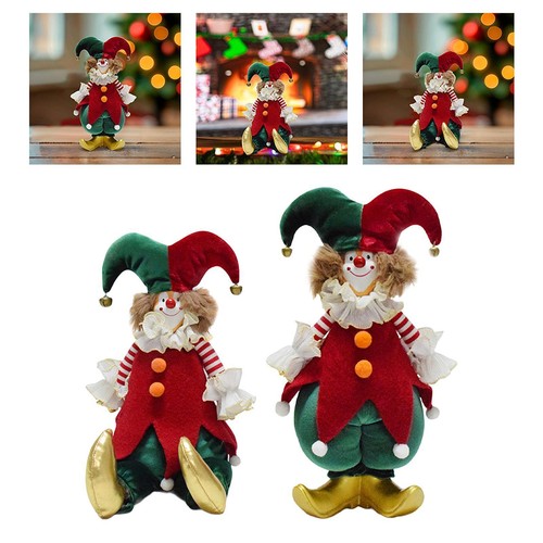 Weihnachtsclown-Puppe