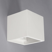 Lindby LED-Wandleuchte Marita Wandlampe Flurlampe Lampe Leuchte Gips weiß