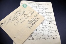 Original Heinrich Zille Brief mit Umschlag 16.11.1925