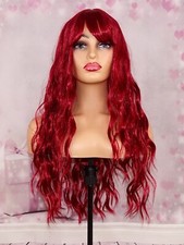 Damen Perücke 65 cm - Lang Haar Hochwertig, wellig, Cosplay