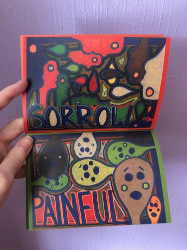 Zine art poetry book a - a6, an
