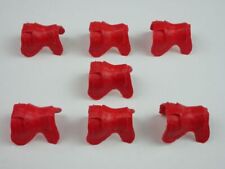 TIMPO Nordstaatler Wikinger u.a. 7 rote Soldaten Sattel Figur 120080