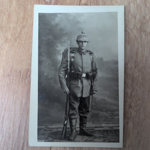 Altes foto soldat in - 1.wk,