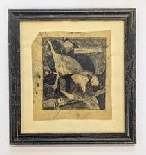 Meisterwerk ohne Meister : Paris um 1910/20 - Kubist - Zeichnung - Skizze 